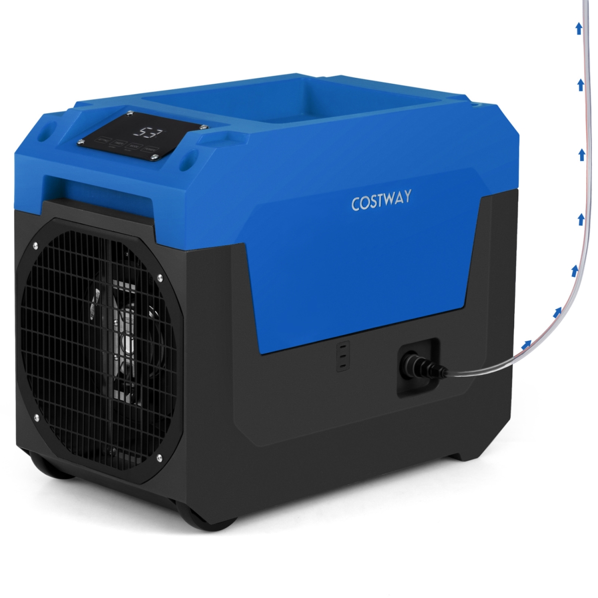 FP10951US-BL 140 Pint Commercial Dehumidifier with Pump & Drain Hose - Blue