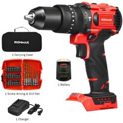 Picture of Total Tactic ET1377US 20V Cordless Brushless Hammer Drill Kit
