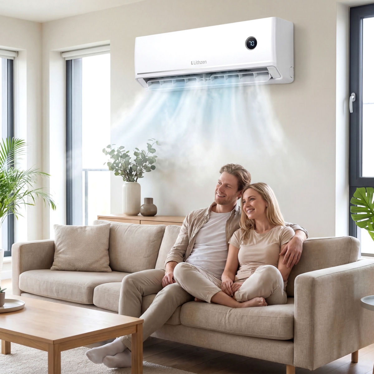 FP11062US-WH- 12000 BTU 18.1 SEER2 115V Mini Split Air Conditioner Works with Alexa - White