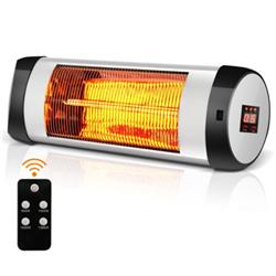 Picture of Total Tactic FP10035US 1500W Wall-Mounted Electric Heater Patio Infrared Heater with Remote Control