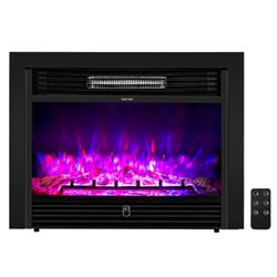 FP10049US 28.5 in. Electric Recessed Mounted Standing Fireplace Heater