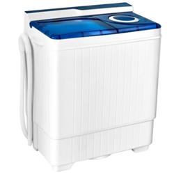 Picture of Total Tactic FP10175US-BL 26 lbs Portable Semi-Automatic Washing Machine with Built-in Drain Pump&#44; Blue