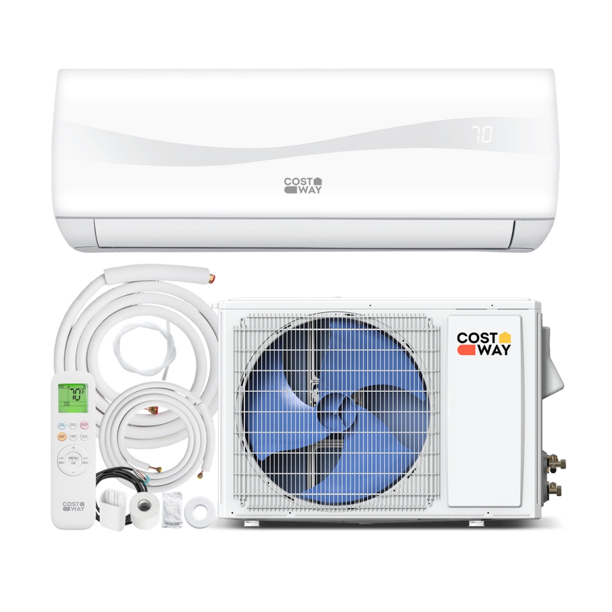 FP11091US-WH- Blast Series 18000 BTU 19 SEER2 208-230V Mini Split Air Conditioner with Heat Pump