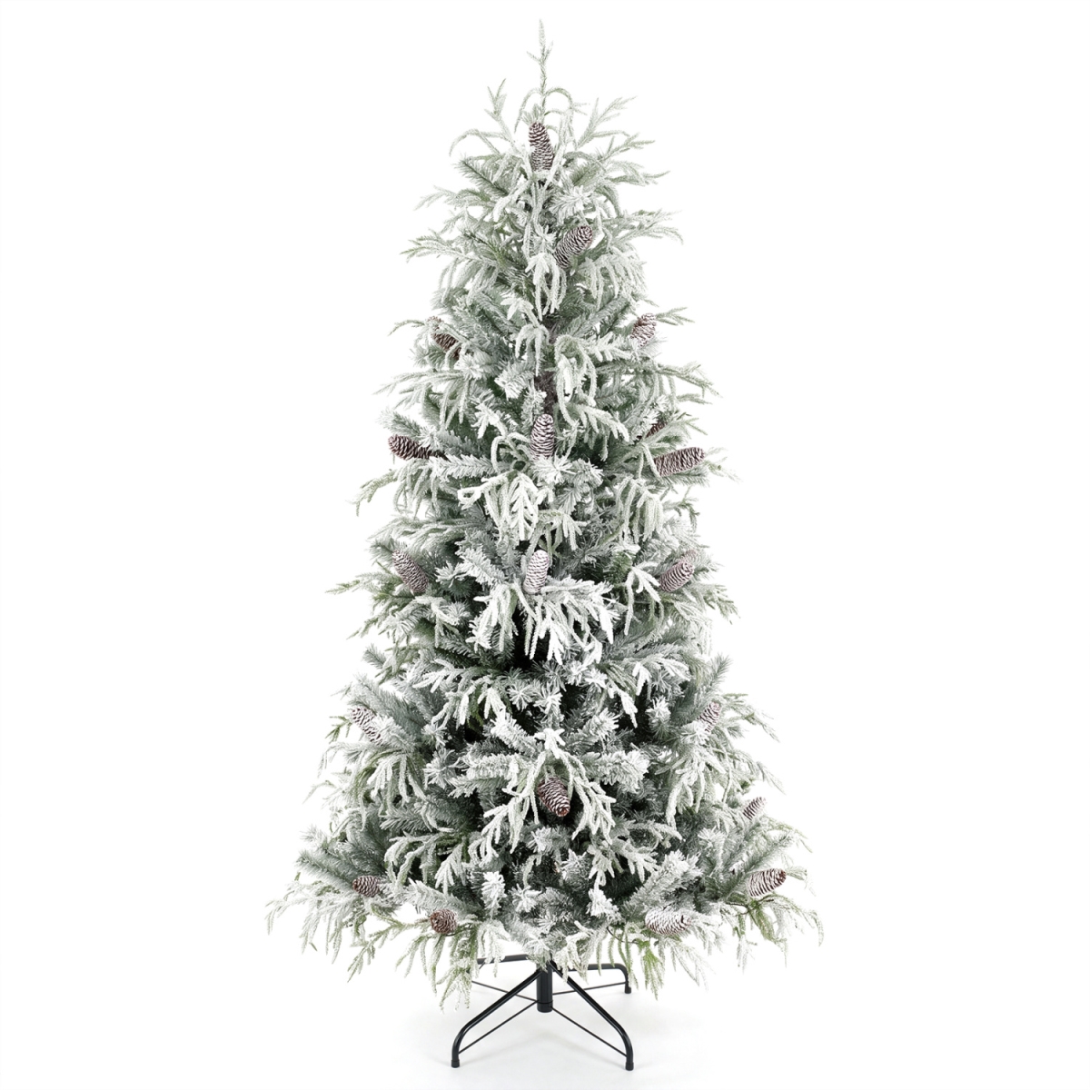 CM25623US-21 7 ft. Pre-Lit Artificial Christmas Tree with Warm White LED Lights