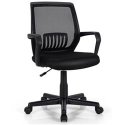 Picture of Total Tactic HW66853 Mid-Back Mesh Height Adjustable Executive Chair with Lumbar Support