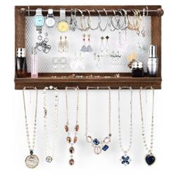 Picture of Total Tactic HW66979 Wall Mounted Jewelry Rack with Removable Bracelet Rod