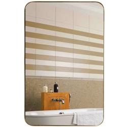 Picture of Total Tactic HW67282GD 32 x 20 in. Metal Frame Wall-Mounted Rectangle Mirror, Golden