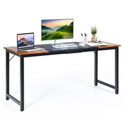 HW67462 63 in. Home Office Computer Desk with Heavy Duty Steel Frame