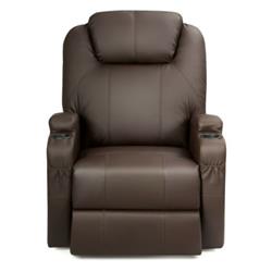 Picture of Total Tactic HW67478CFPlus Heated Vibration Massage Power Lift Chair with Remote&#44; Coffee