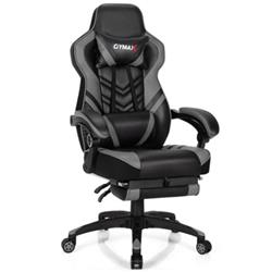 Picture of Total Tactic HW67570HS Adjustable Gaming Chair with Footrest for Home Office, Gray