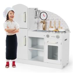 Picture of Total Tactic HW67658 Kids Kitchen Playset Pretend Play Cooking Set with Vivid Faucet & Telephone