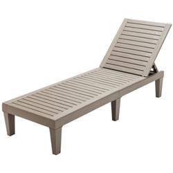 OP70808CF Outdoor Recliner Chair with 5-Position Adjustable Backrest, Brown