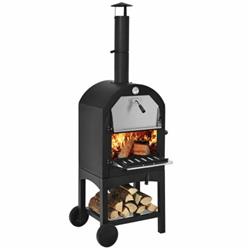 Picture of Total Tactic OP70813 Portable Outdoor Pizza Oven with Pizza Stone & Waterproof Cover