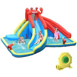 OP70952 Inflatable Water Slide Bounce House with Water Cannon & Air Blower