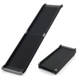 Picture of Total Tactic PS7608BK 63 ft. Upgrade Folding Pet Ramp Portable Dog Ramp with Steel Frame&#44; Black