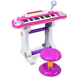 TY578001PI 37-Key Electronic Keyboard Piano Kids Toy, Pink