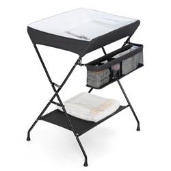 Picture of Total Tactic AC10003BK Baby Storage Folding Diaper Changing Table&#44; Black