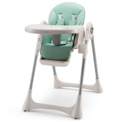 AD10004LS Baby Folding High Chair Dining Chair with Adjustable Height & Footrest-Green -  Total Tactic