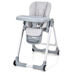 Picture of Total Tactic AD10009GR Baby Folding Convertible High Chair with Wheels & Adjustable Height&#44; Gray