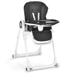 Picture of Total Tactic AD10011BK Baby High Foldable Feeding Chair with 4 Lockable Wheels&#44; Black