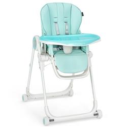 Picture of Total Tactic AD10011GN Baby High Foldable Feeding Chair with 4 Lockable Wheels&#44; Green