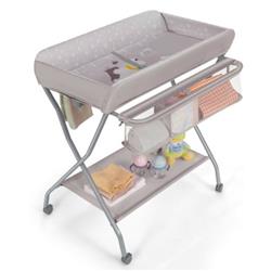Picture of Total Tactic AG10001GR Baby Changing Table with Safety Belt & 4-Side Defence&#44; Gray