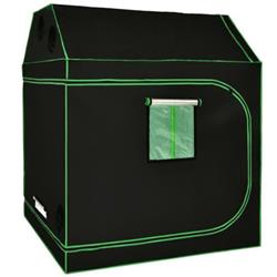 Picture of Total Tactic AP2186 60 x 60 x 72 in. Mylar Hydroponic Grow Tent Roof Cube with Zipped Door Observation Windows & Vents