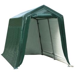 AW10002 7 x 12 ft. Outdoor Enclosed Carport Shed with All-steel Metal Frame & Waterproof Ripstop Cover, Green -  Total Tactic