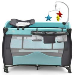 Picture of Total Tactic BB0511GN 3-in-1 Baby Playard Portable Infant Nursery Center with Music Box&#44; Green