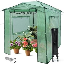 Picture of Total Tactic GT3563GN Portable Walk-in Greenhouse with Window&#44; Green