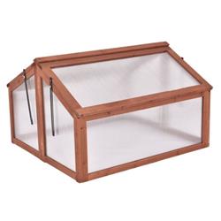 Picture of Total Tactic GT3568 Double Box Garden Wooden Greenhouse