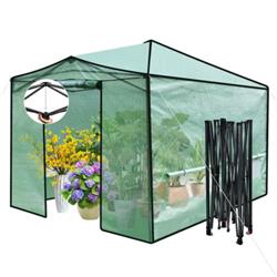 Picture of Total Tactic GT3673GN 9 x 12 ft. Portable Folding Pop-Up Greenhouse with Windows&#44; Green