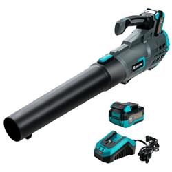 Picture of Total Tactic GT3685US-GR Electrical Cordless Leaf Blower with Battery & Charger&#44; Gray