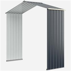 Picture of Total Tactic GT3731GR-A Outdoor Storage Shed Extension Kit for 7 ft. Width Shed&#44; Gray