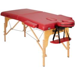 Picture of Total Tactic HB87017RE Portable Adjustable Facial Spa Bed with Carry Case&#44; Red