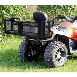 AT4948 ATV UTV Universal Steel Cargo Hunting Rear Drop Basket Rack