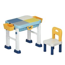 Picture of Total Tactic HW70217 6-in-1 Kids Activity Table Set with Chair
