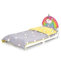Picture of Total Tactic HY10021 Children Twin Size Upholstered Platform Single Bed