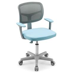 Picture of Total Tactic HY10040BL Adjustable Desk Chair with Auto Brake Casters for Kids, Blue