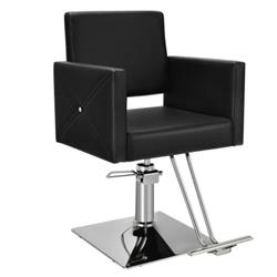 Picture of Total Tactic JB10001BK Salon Chair for Hair Stylist with Adjustable Swivel Hydraulic&#44; Black