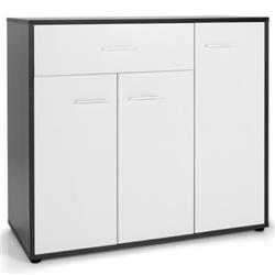 JV10116 Modern Buffet Sideboard Table with Non-Toppling Device & Adjustable Shelf