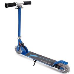 SP0547BL Folding Aluminum Kids Kick Scooter with LED Lights, Blue