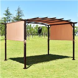 6.7 x 17 ft. Pergola Structure Universal Replacement Canopy Cover