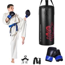 SP34952 2 ft. Kids Gloves Skipping Rope Boxing Set -  Total Tactic