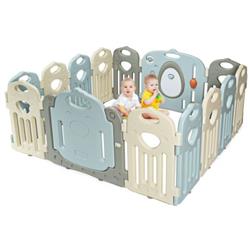 Picture of Total Tactic BB5303 14-Panel Kids Baby Playpen Activity Center Safety Play Yard