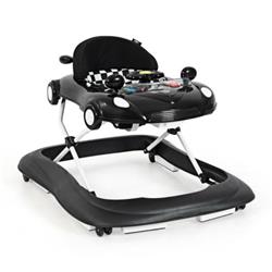 Picture of Total Tactic BB5485BK 2-in-1 Foldable Baby Walker with Music Player & Lights&#44; Black