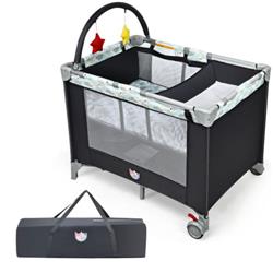 Picture of Total Tactic BB5559 Portable Baby Playard Playpen Nursery Center with Changing Station