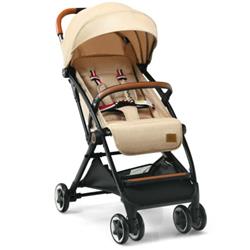 Picture of Total Tactic BB5624BE Lightweight Aluminium Frame Baby Stroller with Net&#44; Beige