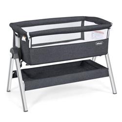 Picture of Total Tactic BB5682GR Portable Baby Bedside Sleeper with Adjustable Heights & Angle&#44; Gray