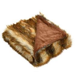 HT1067 Soft Warm Fluffy for Bed Luxury Plush Faux Fur Blanket - Large